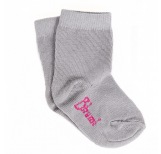 Baby Girl Socks (0 - 6 mths) - Grey