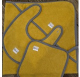 Newborn Hooded Towel Set - Gold