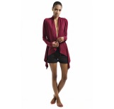 Flowing Cardigan - Maroon