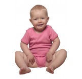 Akashi Baby S/S One-piece- Sunset Pink