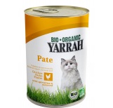 Canned cat food paté with chicken